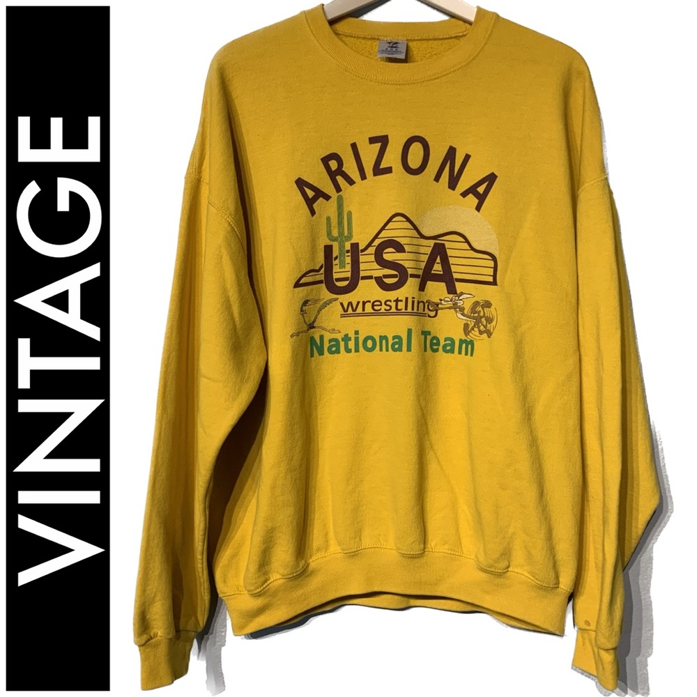 Vtg Arizona Usa Wrestling National Team Looney Tu… Gem
